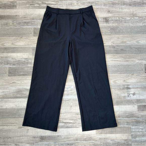 HALARA Pants - Halara Black Wide Leg Pull On Pants Women's Size XL Tall Stretch O29